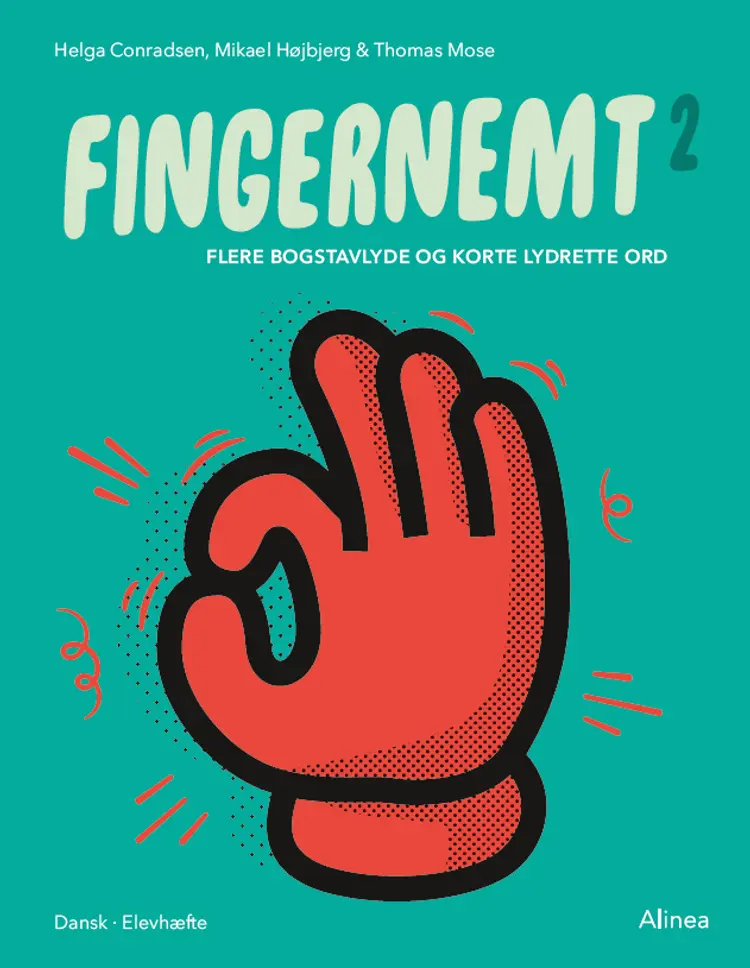Fingernemt 2, Flere bogstavlyde og korte lydrette ord af Mikael Højbjerg