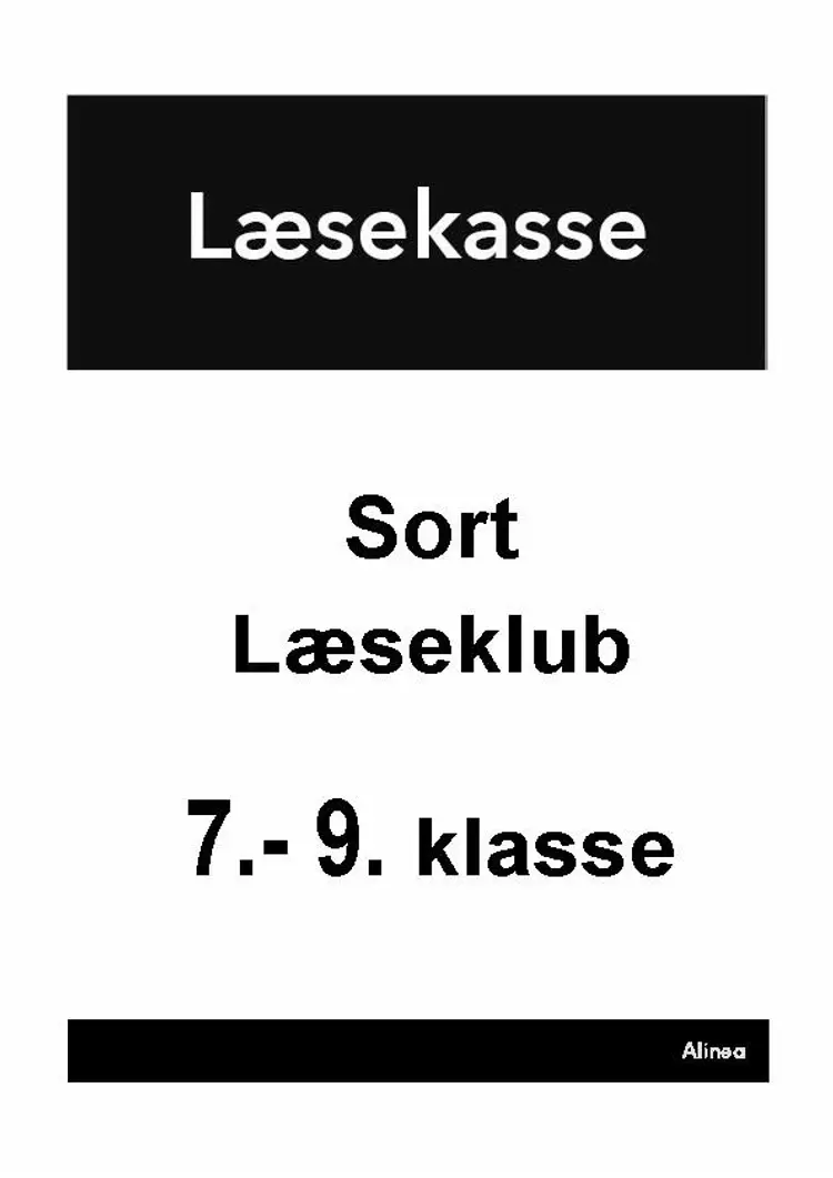 Læsekasse fra Sort Læseklub af .