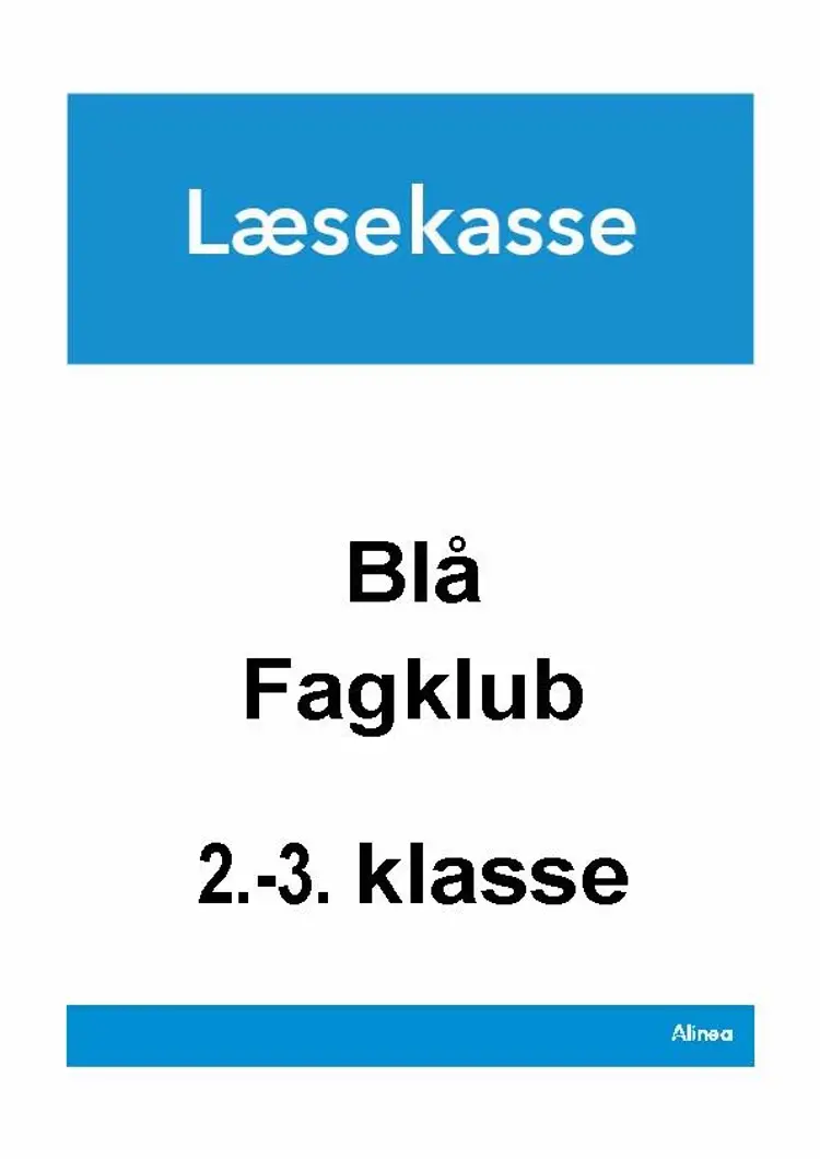 Læsekasse fra Blå Fagklub af .
