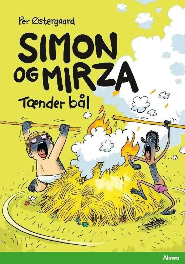 Simon og Mirza tænder bål, Grøn Læseklub af Per Østergaard