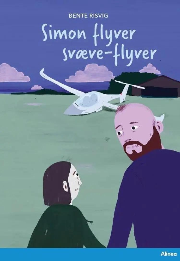 Simon flyver svæveflyver, blå læseklub af Bente Risvig