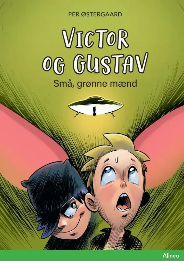Victor og Gustav - Små grønne mænd, Grøn Læseklub af Per Østergaard