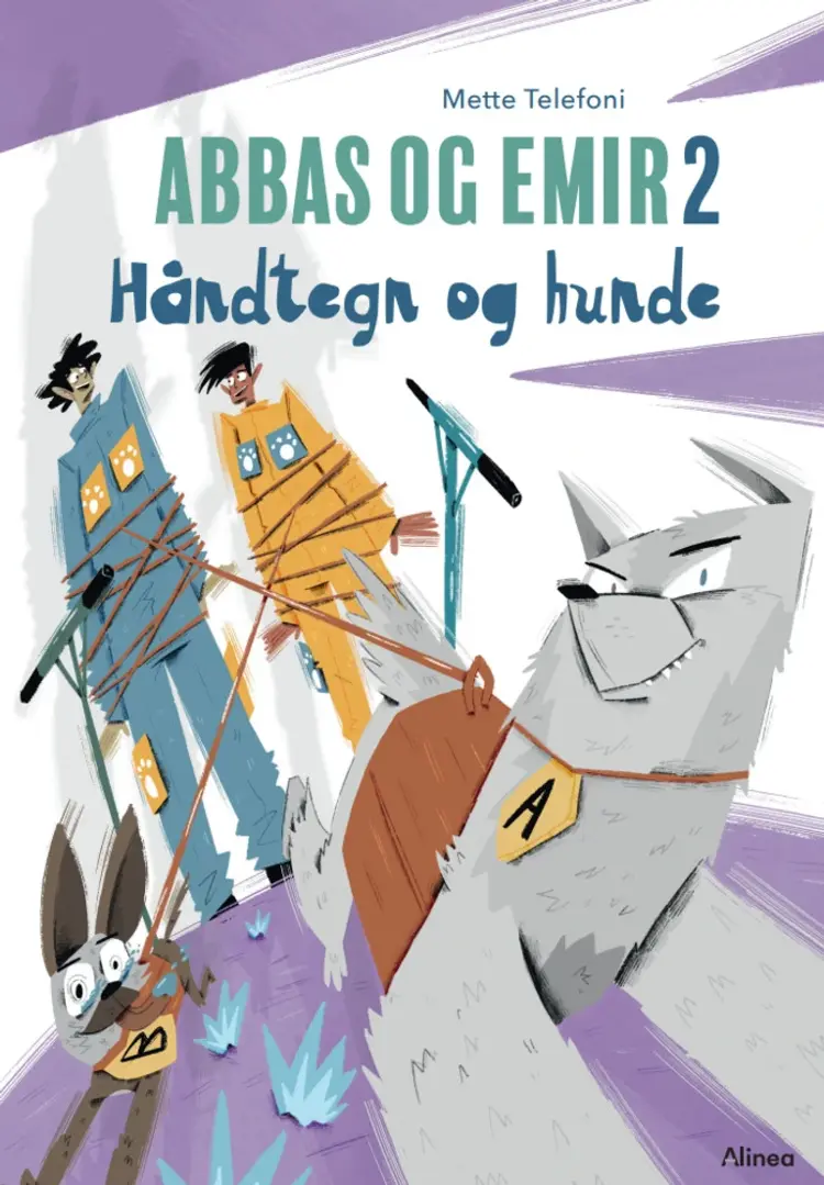 Abbas og Emir 2, Håndtegn og hunde, Rød Læseklub af Mette Telefoni