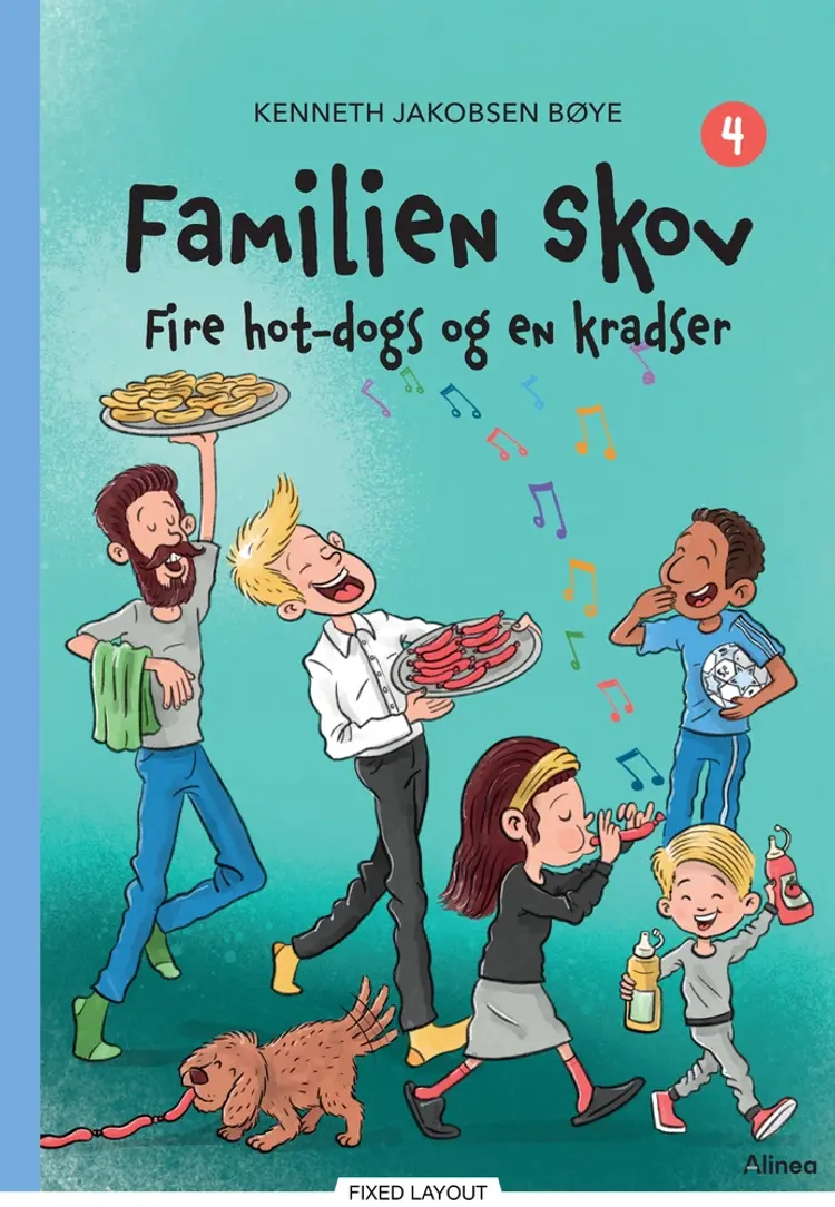Familien Skov 4, Blå læseklub af Kenneth Jakobsen Bøye