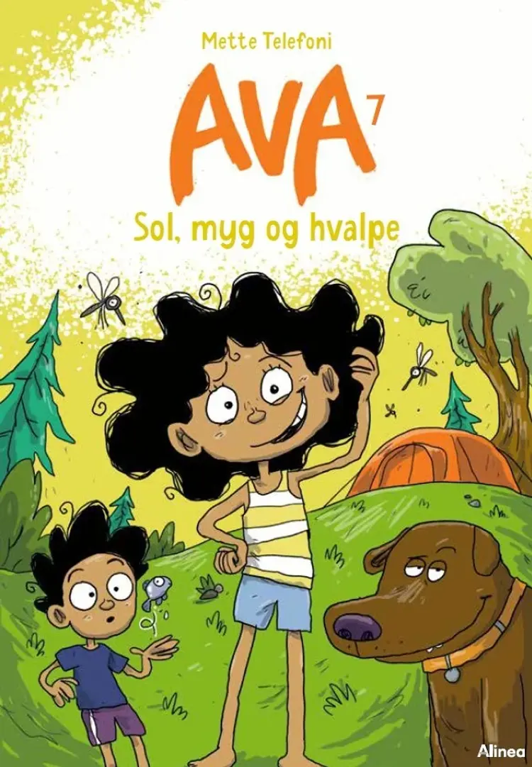 Ava 7, Sol, myg og hvalpe, Blå Læseklub af Mette Telefoni