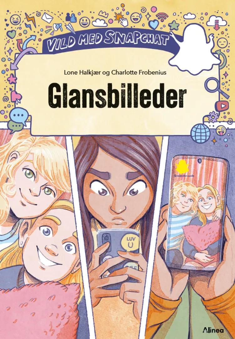 Vild med Snapchat, Glansbilleder, Rød Læseklub af Charlotte T. Frobenius