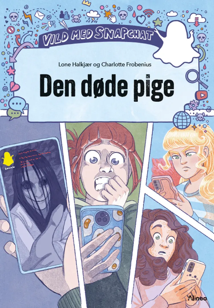 Vild med Snapchat, Den døde pige, Rød læseklub af Charlotte T. Frobenius
