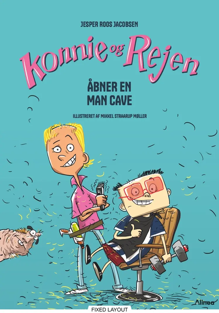 Konnie og Rejen åbner en Man cave, Rød Læseklub af Jesper Roos Jacobsen