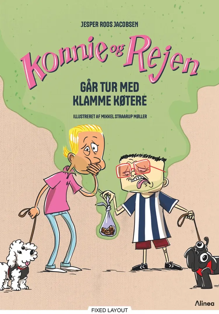 Konnie og Rejen går tur med klamme køtere, Rød Læseklub af Jesper Roos Jacobsen