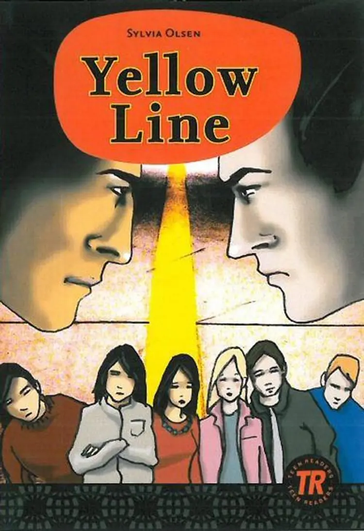Yellow line af Sylvia Olsen