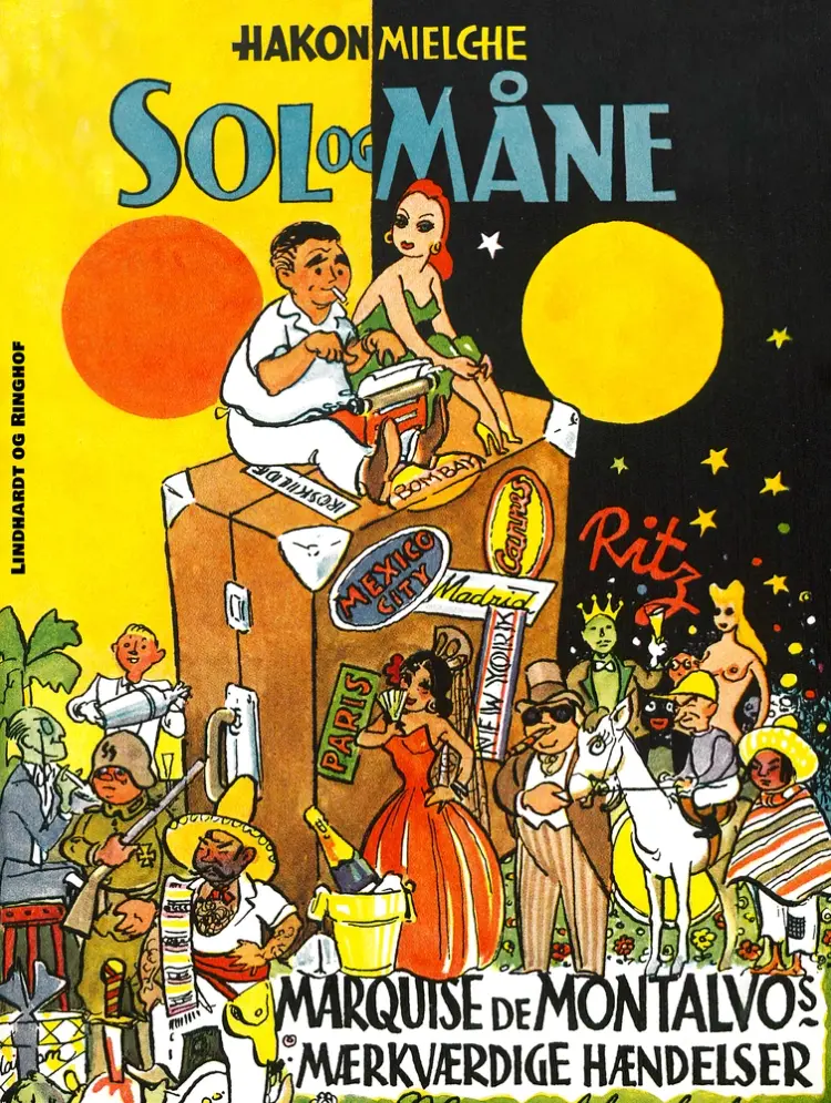 Sol og måne af Hakon Mielche