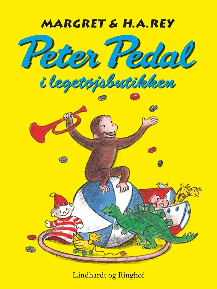 Peter Pedal i legetøjsbutikken af Margret Rey
