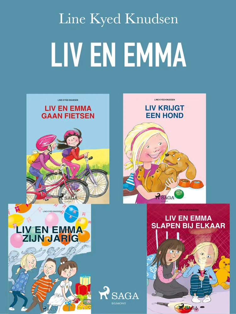Liv en Emma 1-4 af Line Kyed Knudsen