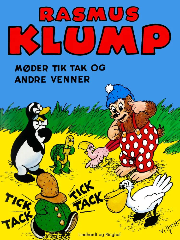 Rasmus Klump møder Tik Tak og andre venner af Carla Hansen