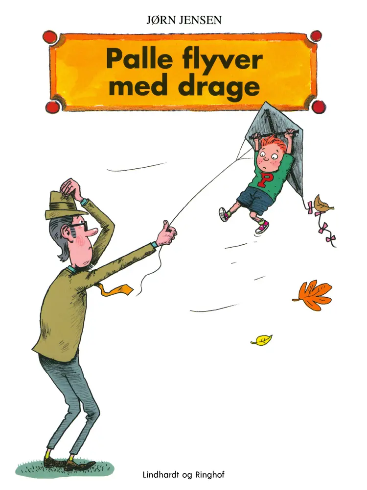 Palle flyver med drage af Jørn Jensen