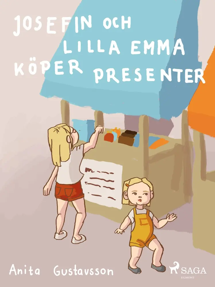 Josefin och lilla Emma köper presenter af Anita Gustavsson