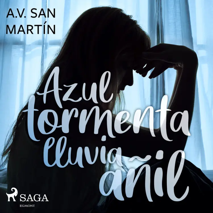 Azul tormenta lluvia añil af A.V. San. Martin