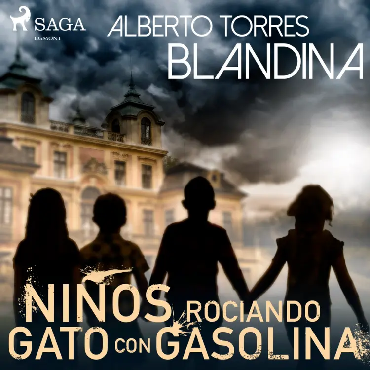 Niños rociando gato con gasolina af Alberto Torres Blandina