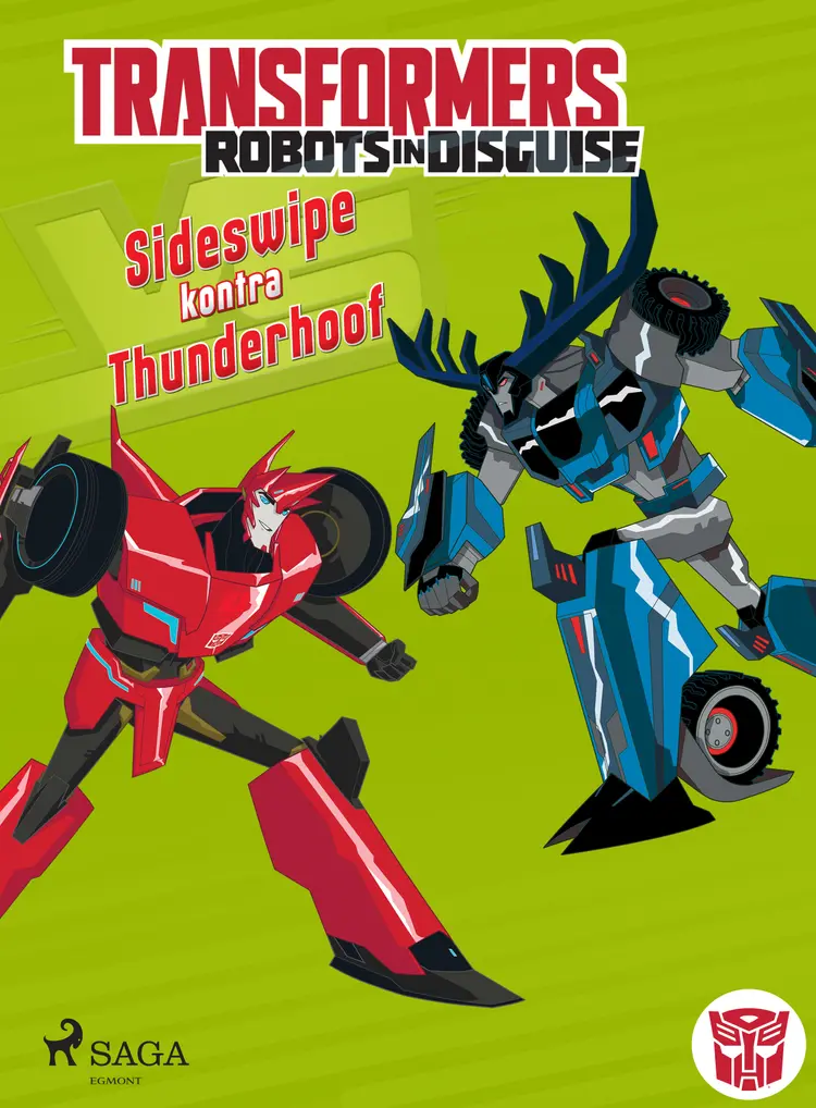 Transformers - Robots in Disguise - Sideswipe kontra Thunderhoof af John Sazaklis
