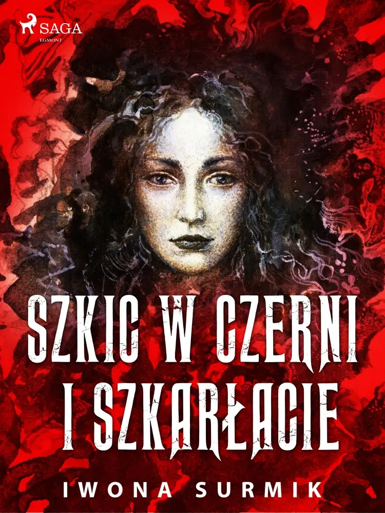 Szkic w czerni i szkarłacie af Iwona Surmik