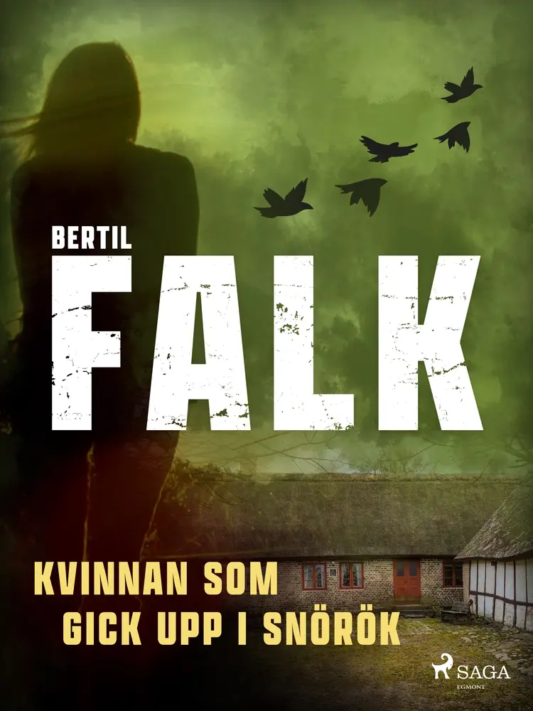 Kvinnan som gick upp i snörök af Bertil Falk