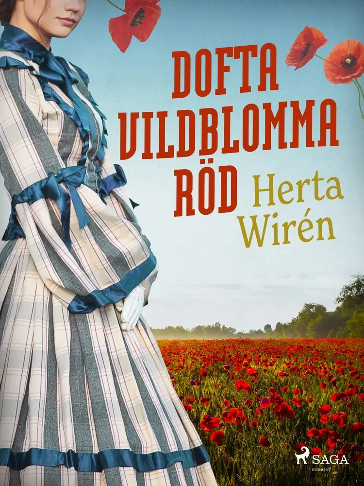 Dofta vildblomma röd af Herta Wirén
