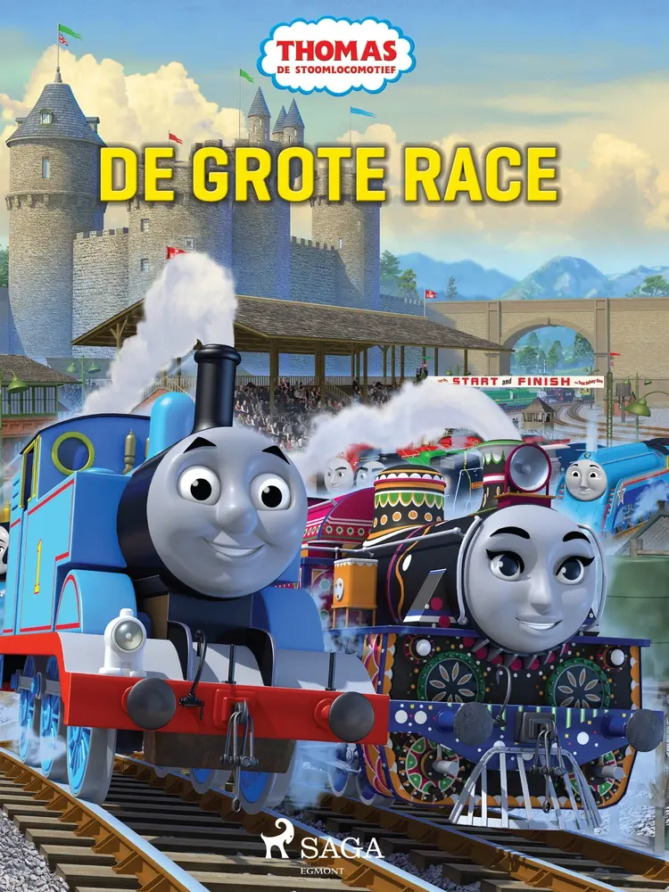 Thomas de Stoomlocomotief - De grote race af Mattel