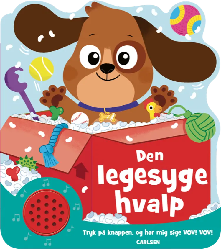 Den legesyge hvalp - sjov med lyd af .