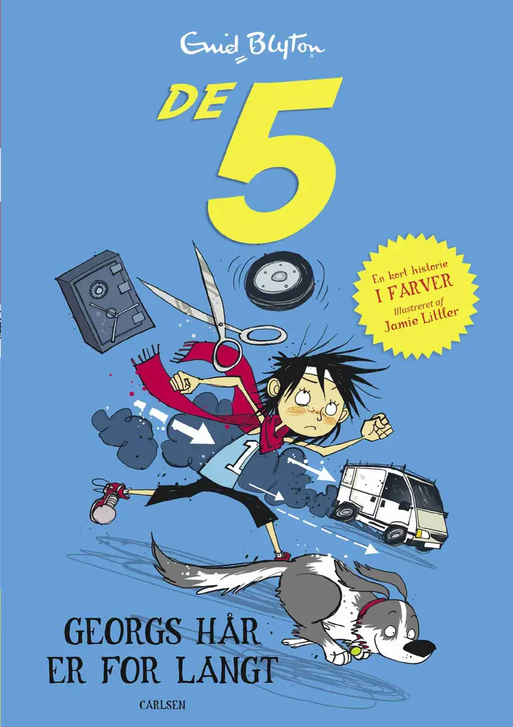 De 5 - Georgs hår er for langt (illustreret) af Enid Blyton