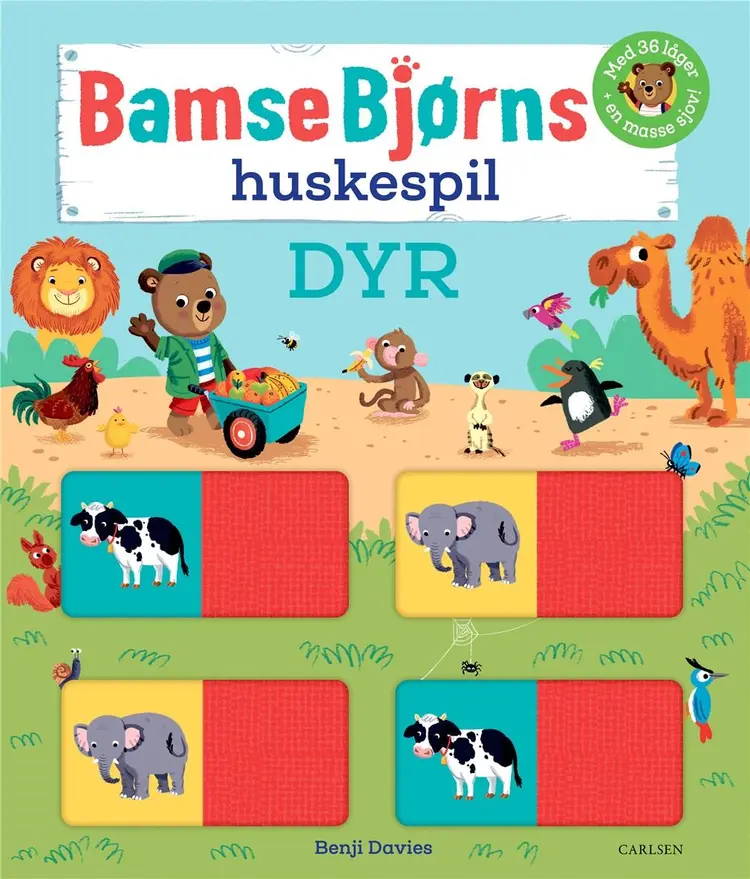 Bamse Bjørns huskespil DYR af .