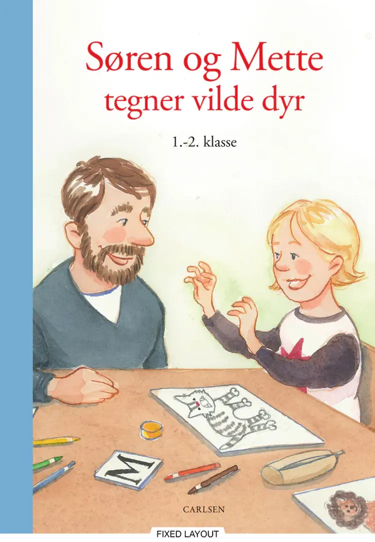 Søren og Mette tegner vilde dyr af Kirsten Koch Jensen