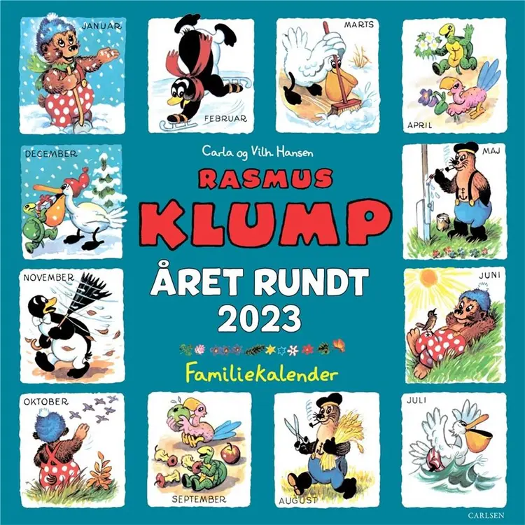 Rasmus Klump - Familiekalender 2023 af .