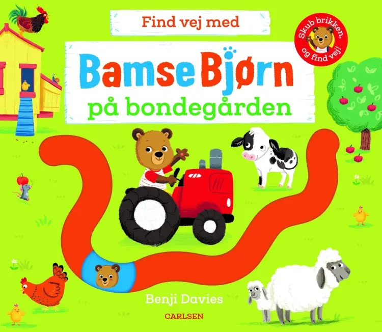 Find vej med Bamse Bjørn: På bondegården af Benji Davies