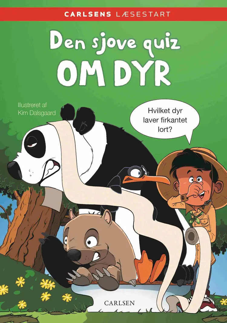 Carlsens Læsestart: Den sjove quiz om dyr af Kim Dalsgaard