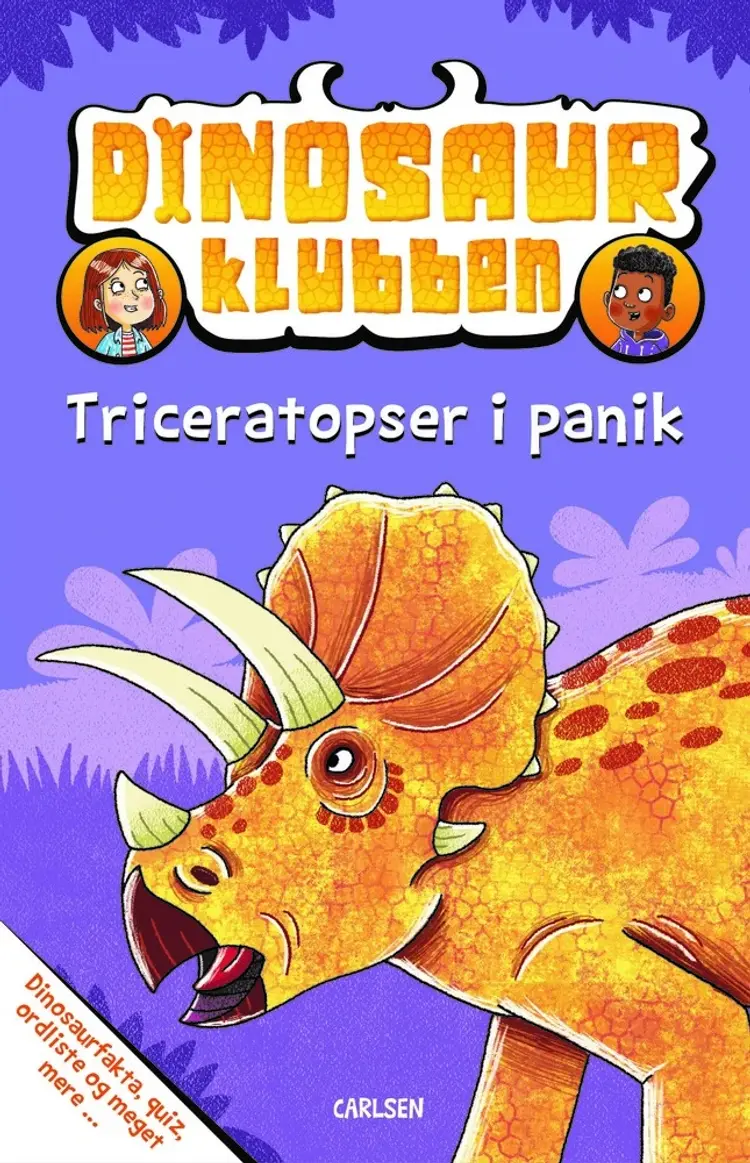 Triceratopser i panik af Rex Stone