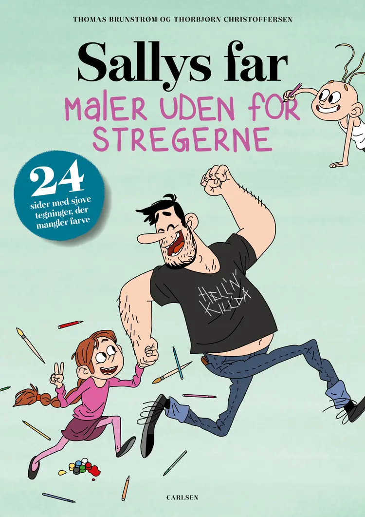 Sallys far maler uden for stregerne (kolli 6) af Thomas Brunstrøm