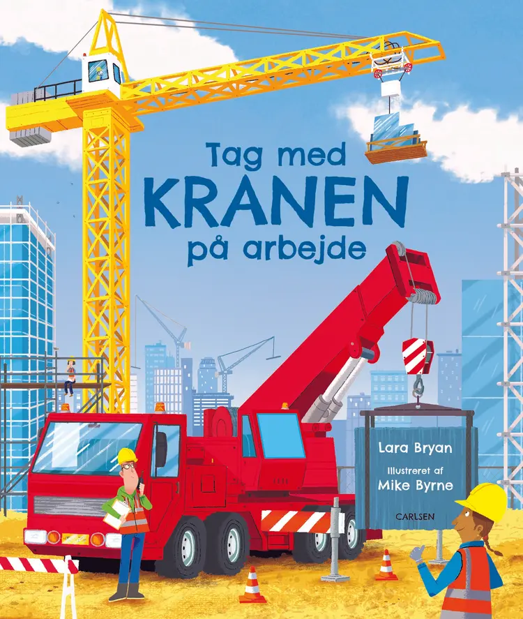 Tag med kranen på arbejde af .
