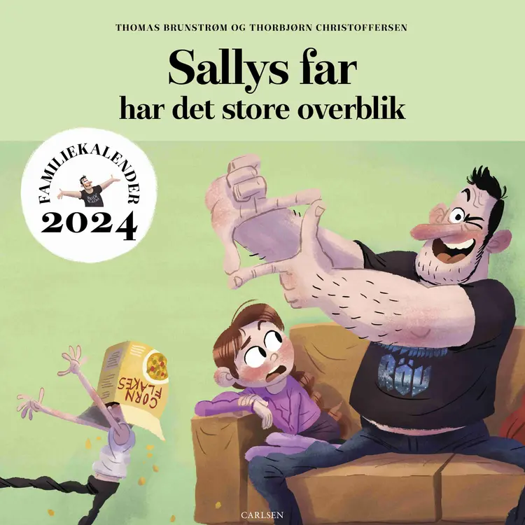 Sallys far har det store overblik - Familiekalender 2024 af Thomas Brunstrøm