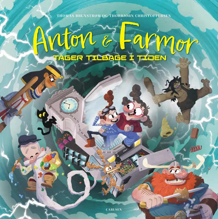 Anton og farmor tager tilbage i tiden af Thomas Brunstrøm
