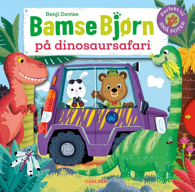 Bamse Bjørn på dinosaursafari af Benji Davies