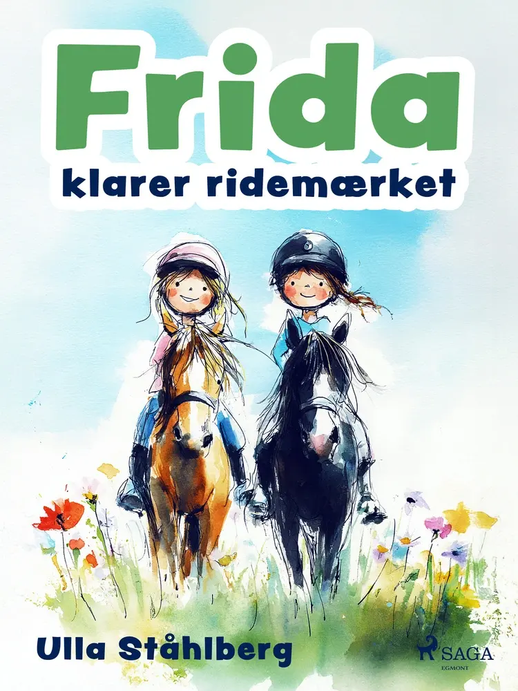 Frida klarer ridemærket af Ulla Ståhlberg