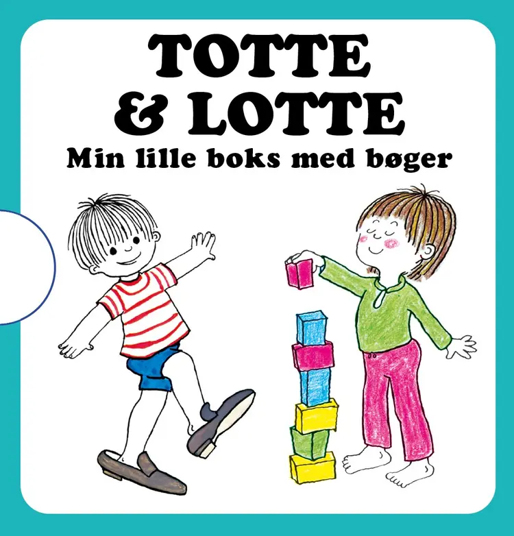 Totte & Lotte: Min lille boks med 4 bøger af .
