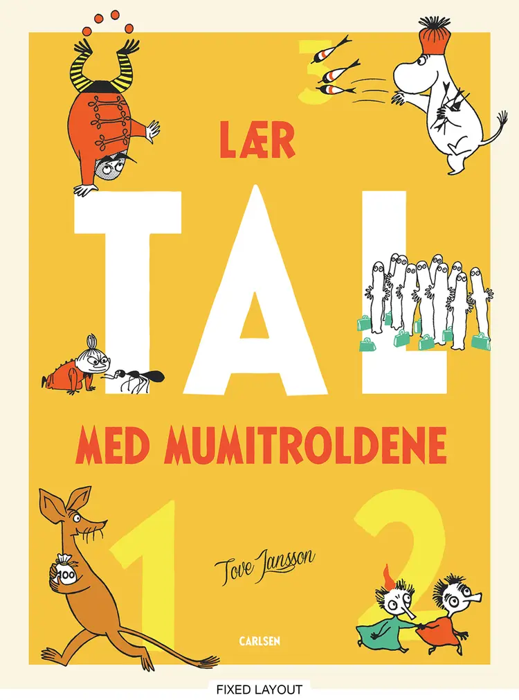 Lær tal med Mumitroldene af Ukendt