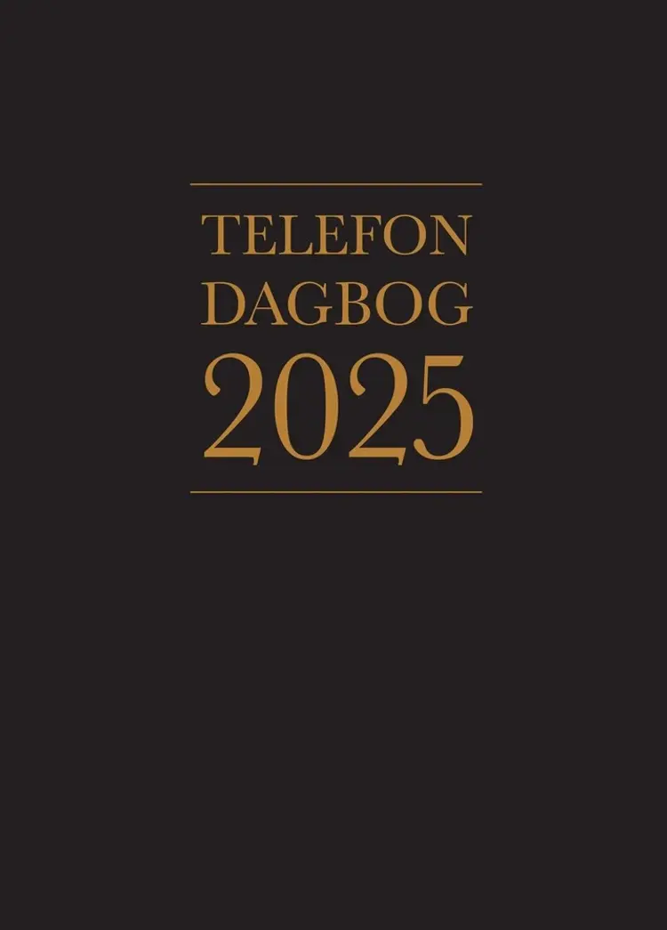 Telefondagbog 2025 af .