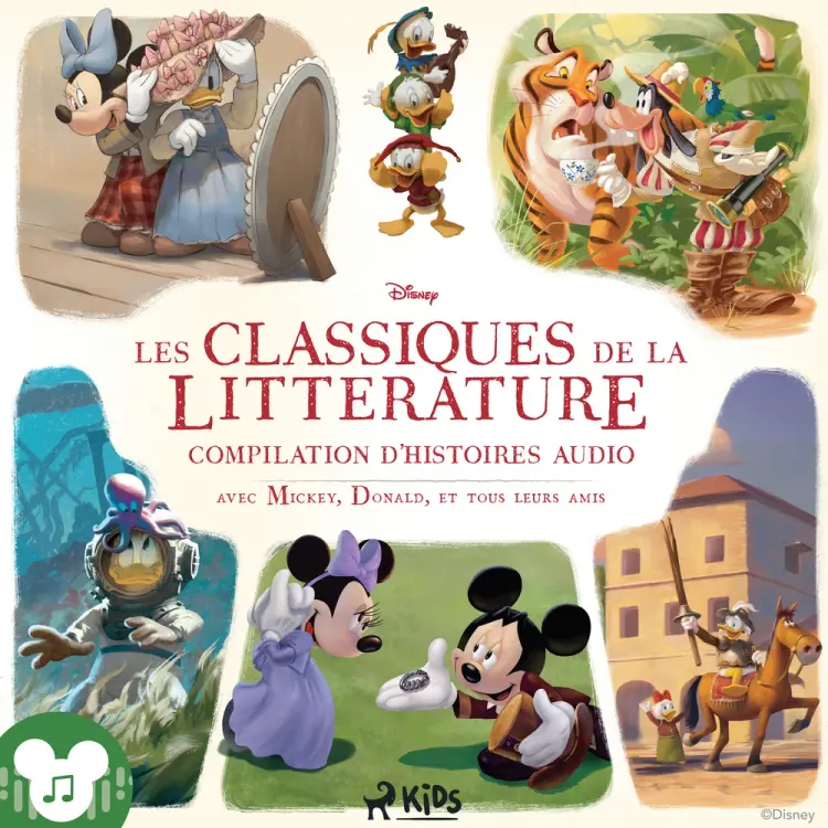 Disney Les Classiques de la littérature - Compilation d'histoires audio avec Mickey, Donald, et tous af Disney