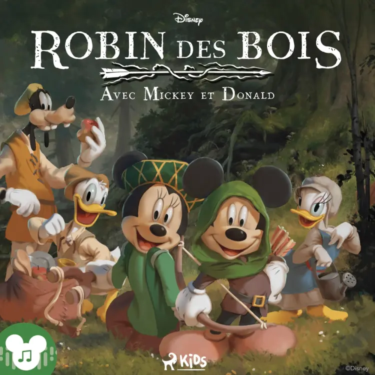 Disney Robin des Bois avec Mickey et Donald af Disney