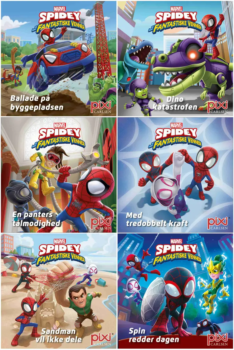 Pixi®-serie 154: Spidey og hans fantastiske venner (kolli 48) af Marvel