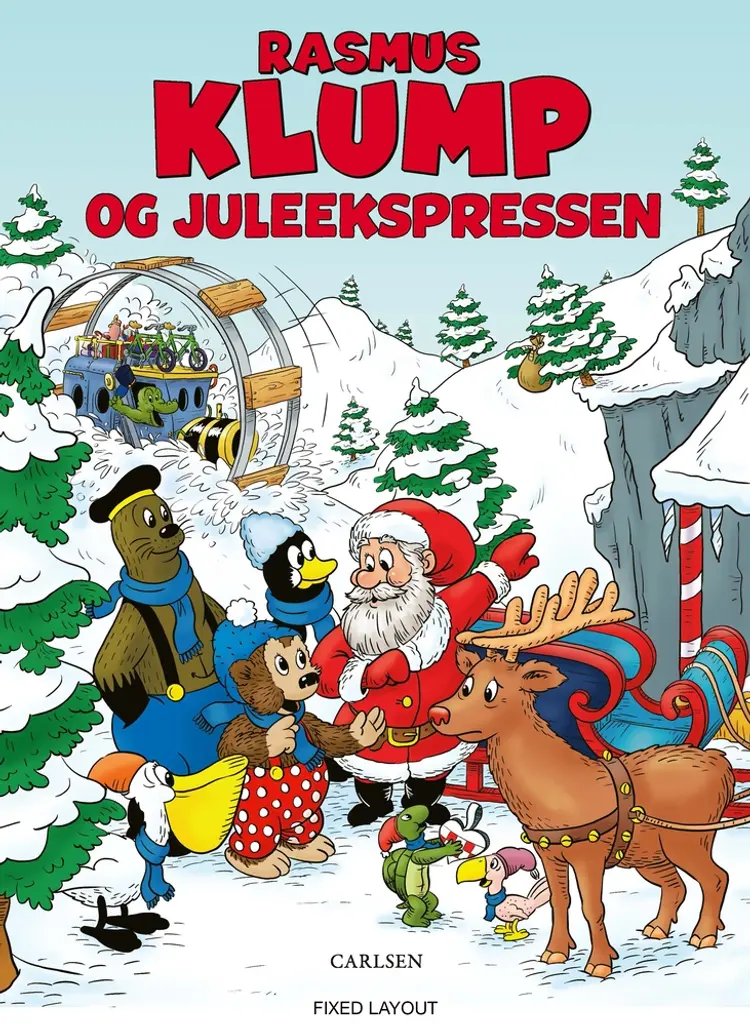 Rasmus Klump og juleekspressen af Kim Langer