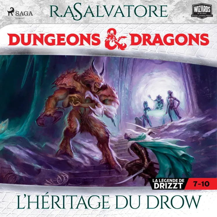 Compilation Dungeons & Dragons 7-10 : L’Héritage du Drow af R.A. Salvatore
