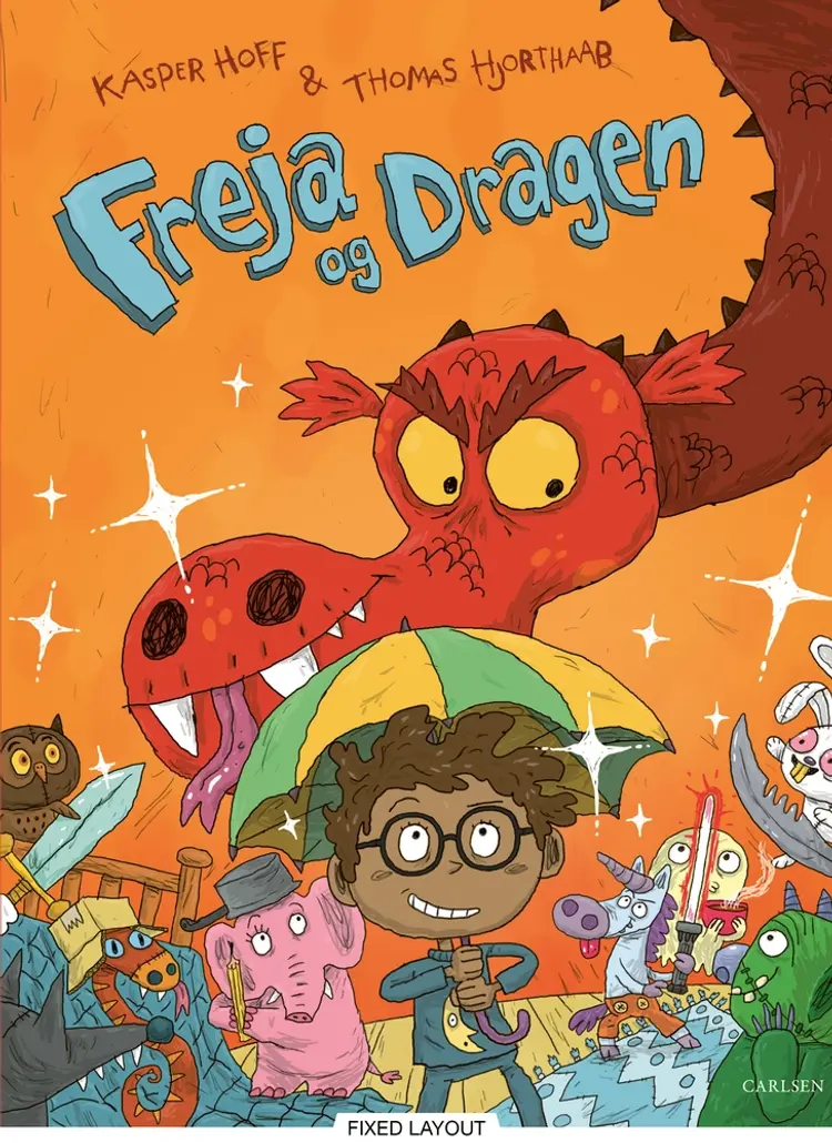 Freja og dragen af Kasper Hoff